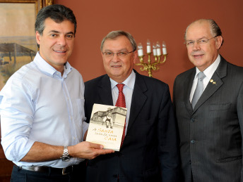 O superintendente da ISCAL, Fahd Haddad, com o governador Beto Richa e Luis Carlos Hauly